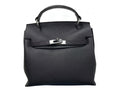 HOSSEN Pebbled Leather Kelly Flap Bag