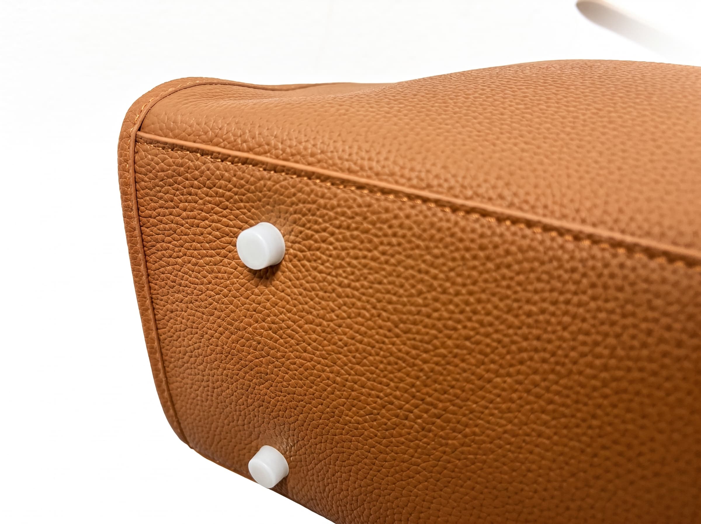 HOSSEN Pebbled Leather Horsebit Tote